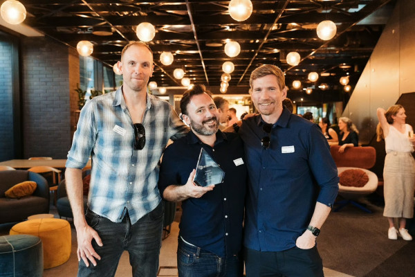 Lightning Pay team at the Web3 NZ Awards 2024