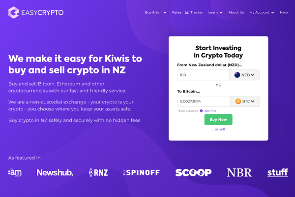 Easy Crypto Homepage